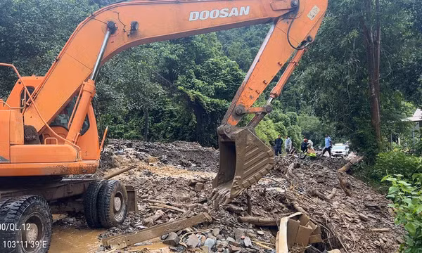 Lai Châu: Mưa lớn gây nhiều thiệt hại, một người bị nước lũ cuốn trôi