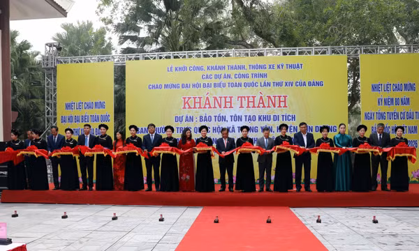 Khánh thành các công trình, dự án bảo tồn, tôn tạo khu di tích Ban Thường trực Quốc hội