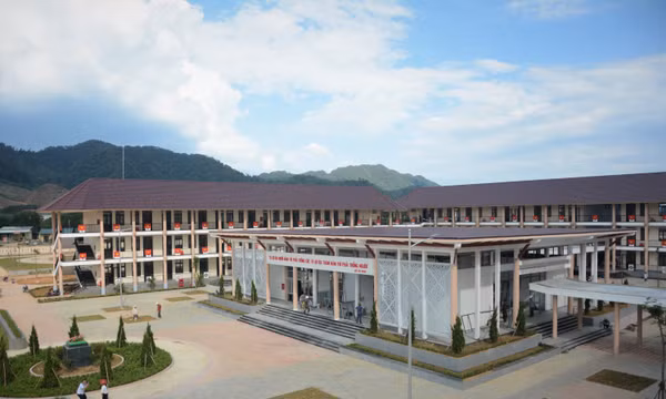 Ngôi trường khang trang vùng biên A Lưới 3 (Huế) sẵn sàng đón học sinh