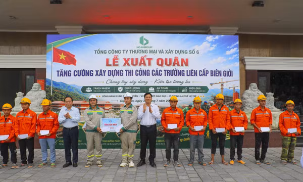 Tăng tốc xây trường liên cấp vùng biên