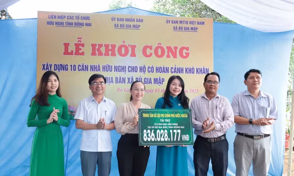 Xây dựng nhà hữu nghị cho hộ khó khăn vùng biên giới