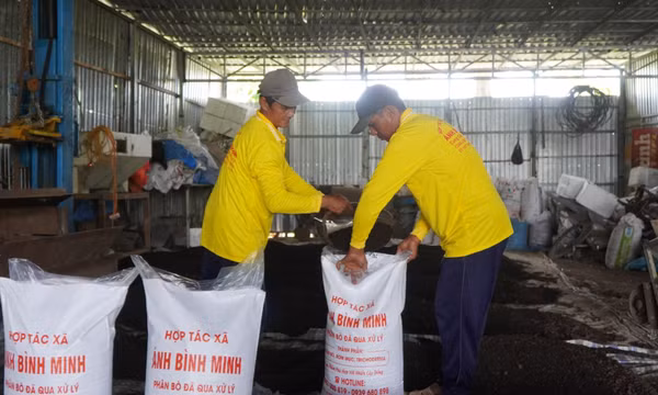 'Biến' rơm thành tiền