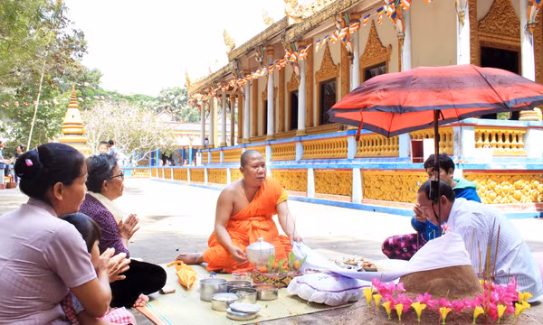 Rộn ràng Tết cổ truyền Chôl Chnăm Thmây của đồng bào Khmer Nam bộ