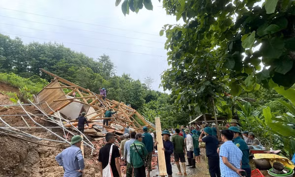 Hỗ trợ nhân dân Sơn La khắc phục hậu quả sau mưa lớn kéo dài