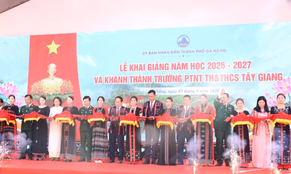 Trẻ em vùng biên thêm cơ hội học tập và trưởng thành tại những ngôi trường mới