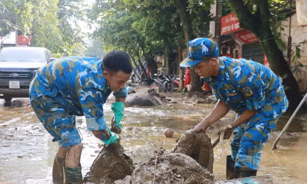 Lào Cai dồn lực khắc phục hậu quả bão số 10