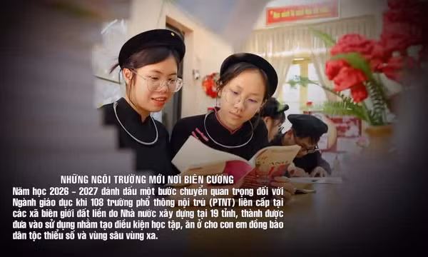 Những ngôi trường mới nơi biên cương