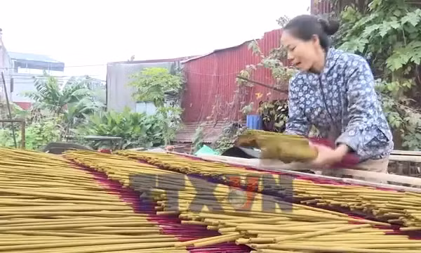 Gìn giữ nghề làm hương xạ truyền thống