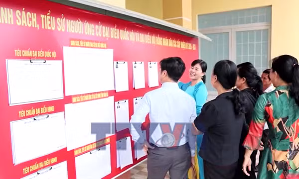 Rộn ràng không khí chuẩn bị bầu cử tại vùng biên Đồng Nai
