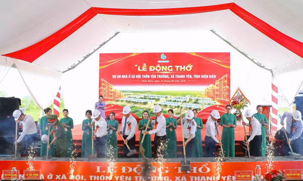 Điện Biên động thổ dự án nhà ở xã hội hơn 300 tỷ đồng