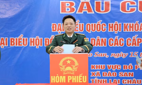 Bầu cử tại Đồn Biên phòng Dào San
