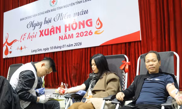 Lan tỏa nét đẹp văn hóa hiến máu cứu người đầu Xuân