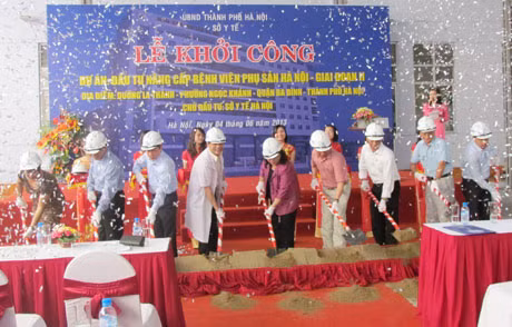 Khởi công dự án nâng cấp bệnh viện Phụ sản Hà Nội ảnh 1