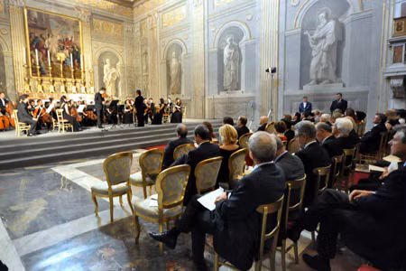 Dàn nhạc Giao hưởng Việt Nam biểu diễn tại Phủ Tổng thống Italy ảnh 1