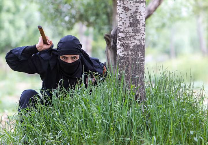 Nữ ninja Iran khổ luyện ảnh 4