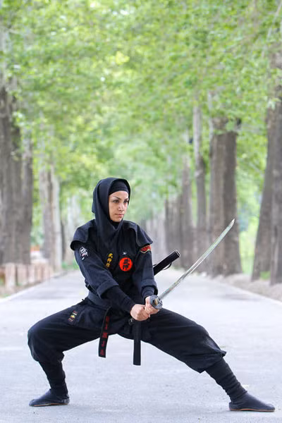 Nữ ninja Iran khổ luyện ảnh 6