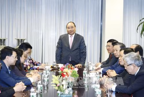 Thủ tướng Nguyễn Xuân Phúc thăm Phái đoàn Thường trực Việt Nam tại LHQ ảnh 1