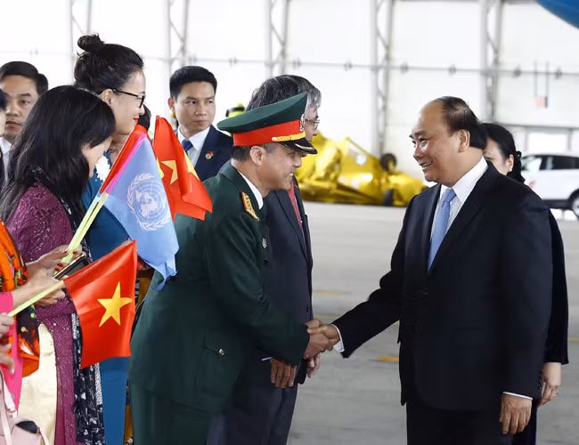 Những hình ảnh đầu tiên của Thủ tướng Nguyễn Xuân Phúc tại Hoa kỳ ảnh 4