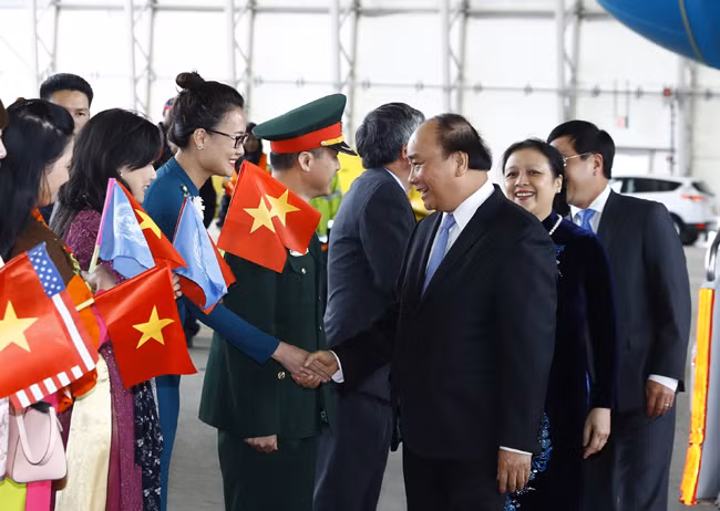 Những hình ảnh đầu tiên của Thủ tướng Nguyễn Xuân Phúc tại Hoa kỳ ảnh 3