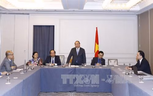 Thủ tướng Nguyễn Xuân Phúc tiếp doanh nhân, trí thức gốc Việt tại Hoa Kỳ ảnh 1