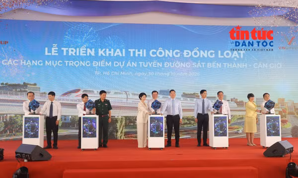 TP Hồ Chí Minh đẩy nhanh tiến độ tuyến đường sắt Bến Thành - Cần Giờ.
