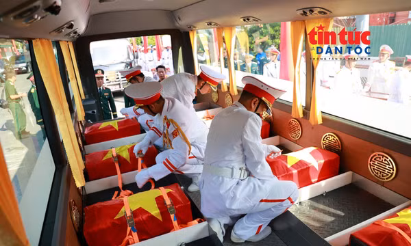 Sẵn sàng cho Lễ truy điệu, an táng hài cốt liệt sĩ tại TP Hồ Chí Minh.