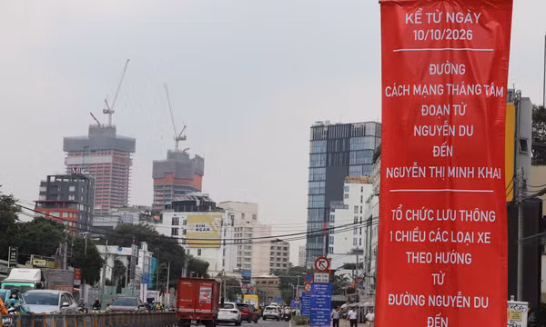 Từ ngày 10/10, điều chỉnh giao thông trên nhiều tuyến đường ở TP Hồ Chí Minh.