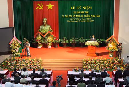 Kỷ niệm 100 năm ngày sinh cố Chủ tịch Hội đồng Bộ trưởng Phạm Hùng ảnh 1
