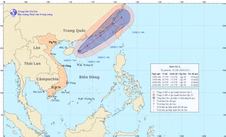 Tin bão trên Biển Đông ảnh 1