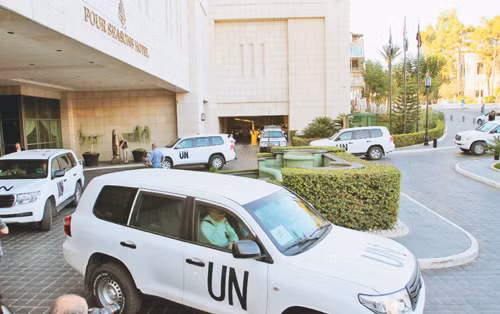 Chuyên gia vũ khí hóa học bắt đầu sứ mệnh ở Syria ảnh 1