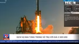 Dịch vụ mai táng trong vũ trụ với giá 2.500 USD