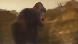 King Kong vượt qua rừng lửa trong cảnh quay ở Việt Nam