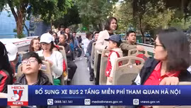 Bổ sung xe bus 2 tầng miễn phí tham quan Hà Nội