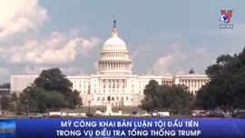 Mỹ công khai bản luận tội đầu tiên trong vụ điều tra Tổng thống Trump