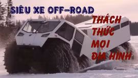 Choáng với siêu xe off-road Nga bất chấp mọi địa hình 