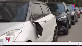 Hàng loạt ô tô bị phá hoại trong đêm