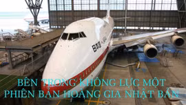 Bên trong 'Không lực Một' phiên bản Hoàng gia Nhật Bản