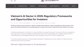 Việt Nam - Điểm đến quan trọng cho sự phát triển AI trong năm 2025