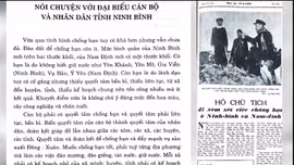 Học Bác mỗi ngày: Làm theo lời Bác, xây dựng Ninh Bình ngày càng giàu mạnh, phát triển