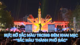 Rực rỡ sắc màu trong đêm khai mạc 'Sắc màu Thành Phố Bác'