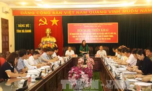 Ban chỉ đạo Trung ương về phòng, chống tham nhũng làm việc tại tỉnh Hà Giang 