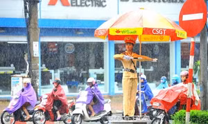 Những 'bóng hồng' cảnh sát giao thông
