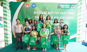 Chung kết Festival Bơi lội học sinh TP Hồ Chí Minh