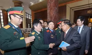 Phát biểu của TBT, Chủ tịch nước Lào tại cuộc gặp mặt đại diện cựu quân tình nguyện, chuyên gia Việt Nam