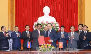 Tăng cường quan hệ hợp tác giữa Bộ Công an Việt Nam và Bộ Nội vụ Campuchia