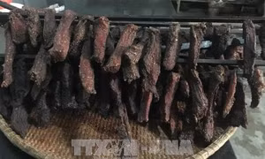 Thịt khô - hương vị Tết của người Tây Nguyên