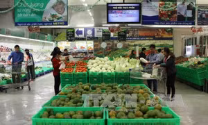 Tháng 2, giá tiêu dùng tăng nhẹ 