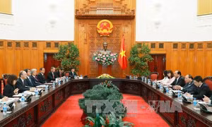 Thủ tướng Nguyễn Xuân Phúc tiếp Đoàn Phòng Thương mại và Công nghiệp Nhật Bản 
