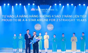 Vietnam Airlines tiếp tục khẳng định vị thế hãng hàng không 4 sao