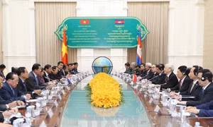Tổng Bí thư Nguyễn Phú Trọng hội kiến Thủ tướng Campuchia Samdech Hun Sen